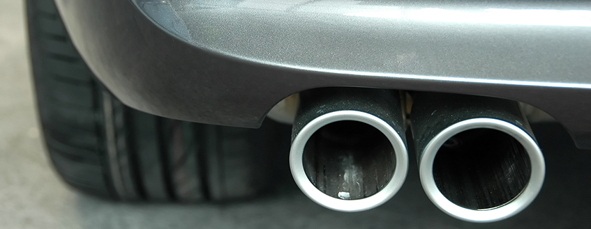 Car Exhaust On A Car